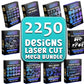 MEGA PACK 2250+ Dxf Files for Plasma Laser CNC Machines. Laser Cut Files. Laser Cut Vector. Dxf Cdr 2D Files Cnc Router Plasma Cutting